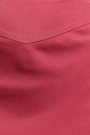 Rose Satin Mini Skirt