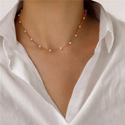Pearl and Chain Necklace