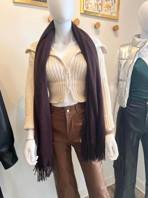 Chocolate Brown Scarf