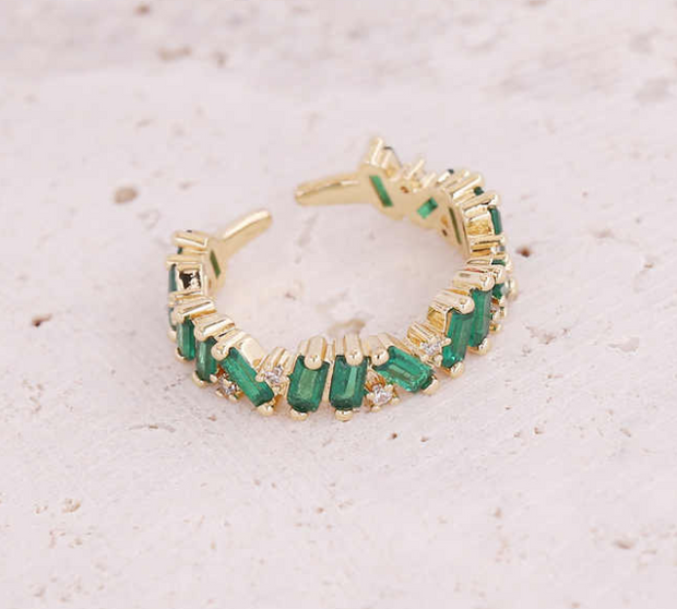 Emerald Multi-Stone Ring